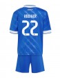 Billige Real Madrid Antonio Rudiger #22 Tredjedraktsett Barn 2025-26 Kortermet (+ Korte bukser)